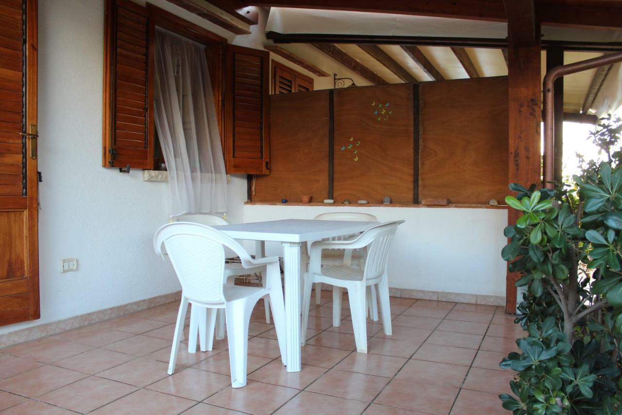 Villetta Con Giardino Mandarino Macari Exterior foto